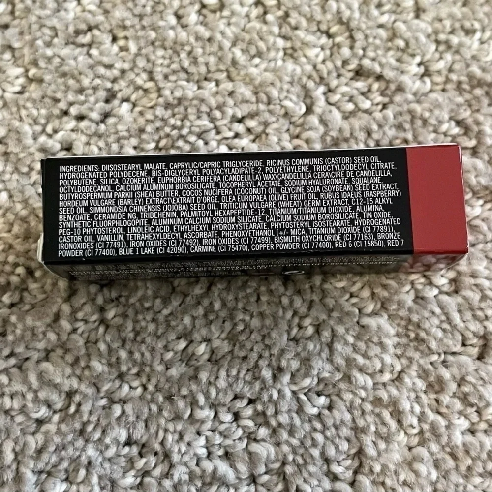 MAC Lustreglass Lipstick Chili Popper 562 Full Size 3 g / .01 oz NEW in Box